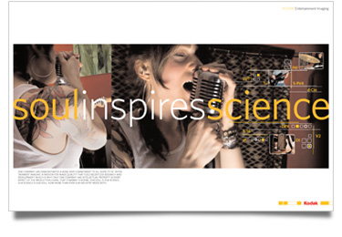 Kodak Motion Picture Film 'Soul Inspires Science' Print Ad